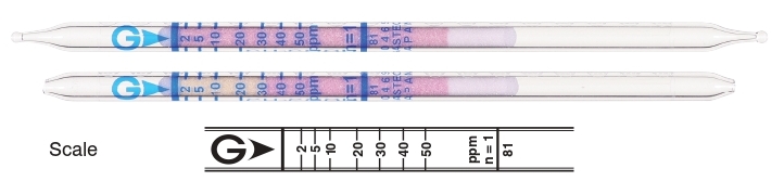   GASTEC 81 Acetic acid   1-100 ppm