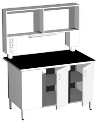 Стол пристенный лаб 1500 пкт